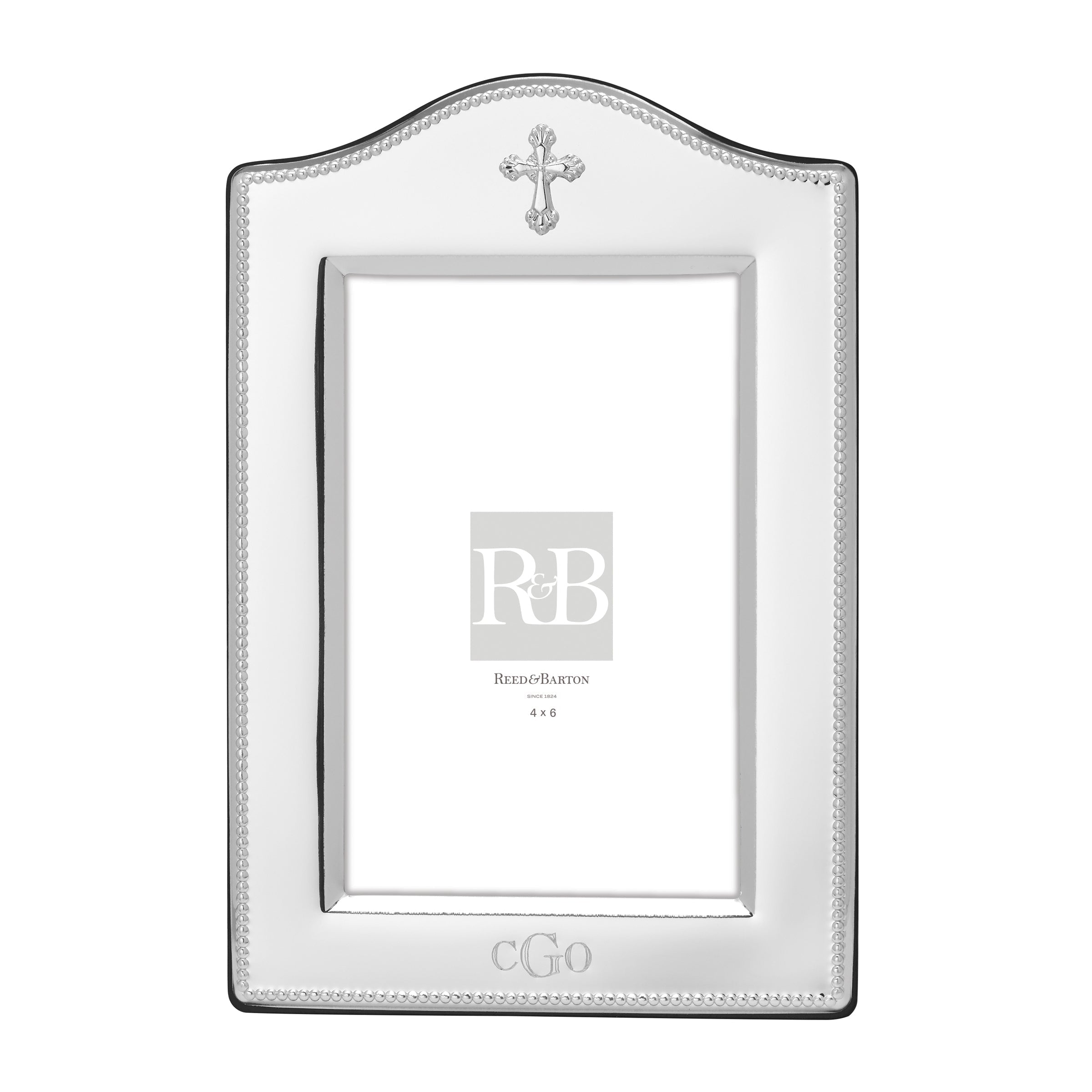 Personalized Abbey Cross 4" x 6" Frame